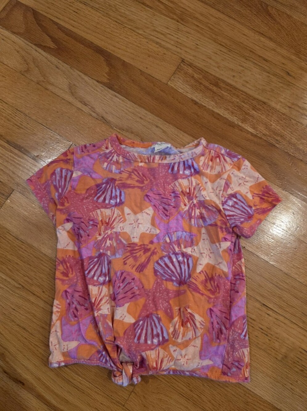 Crewcuts Girl's Knotted Seashell Top